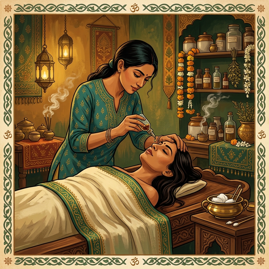 Nasya Nasal Panchkarma Therapy at Rushabh Ayurveda Pune