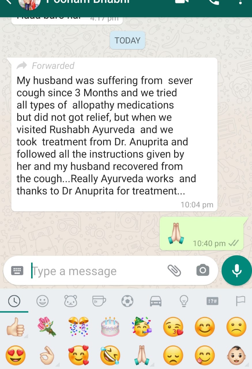 Patient testimonial 8 â€“ Rushabh Ayurveda